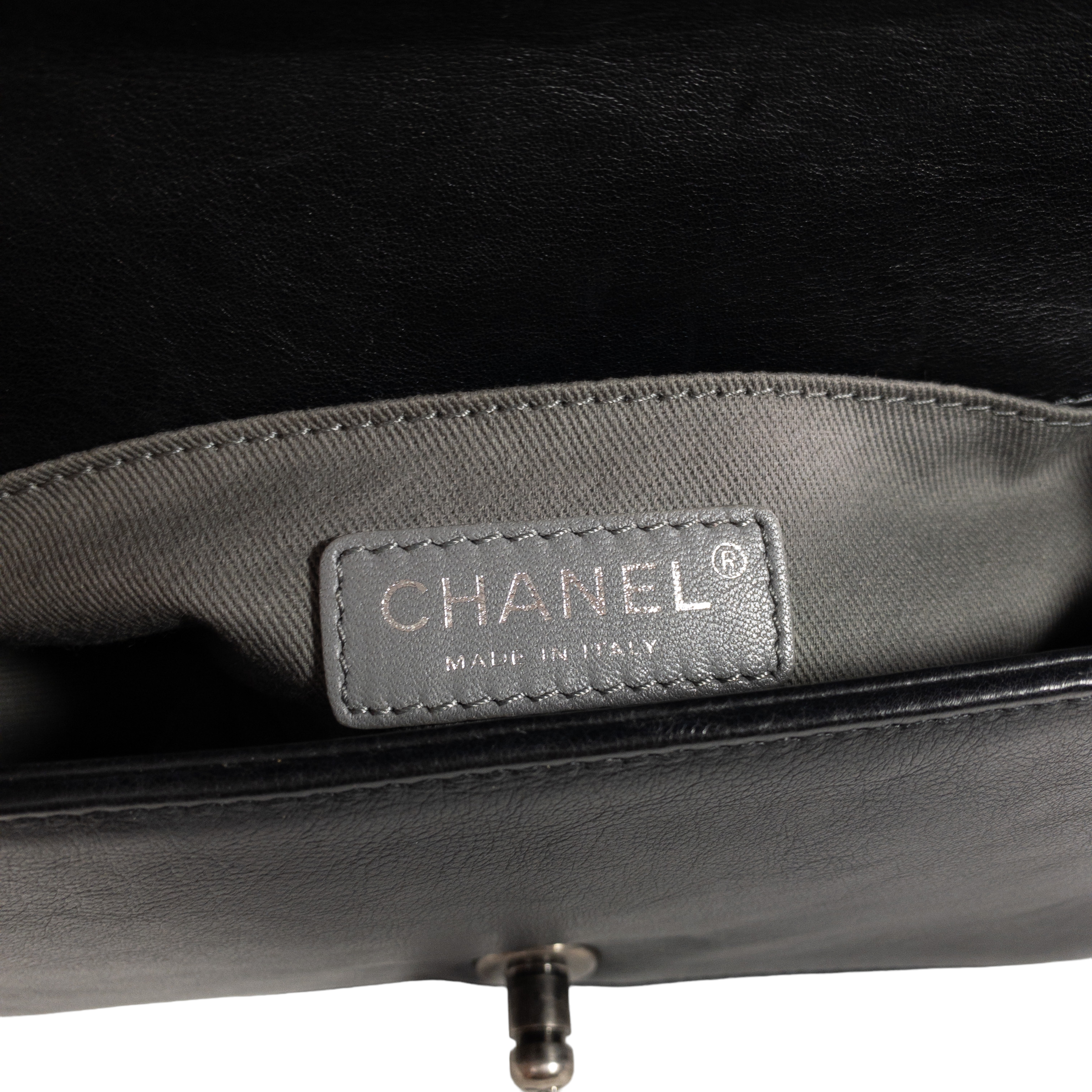 Chanel Small Limited Edition Glazed Leather Boy Bag