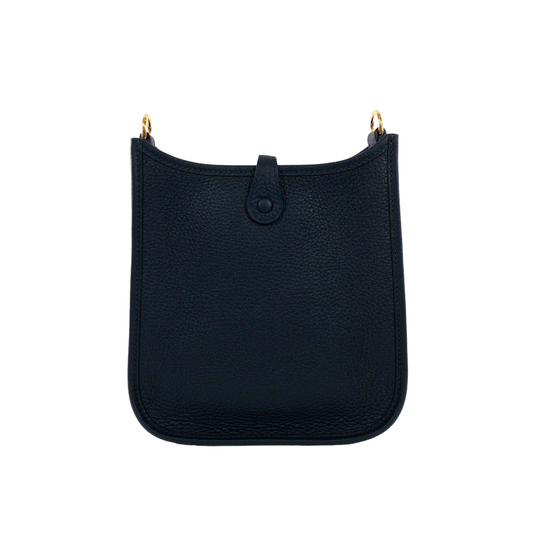 Hermes Dark Blue Evelyne TPM GHW