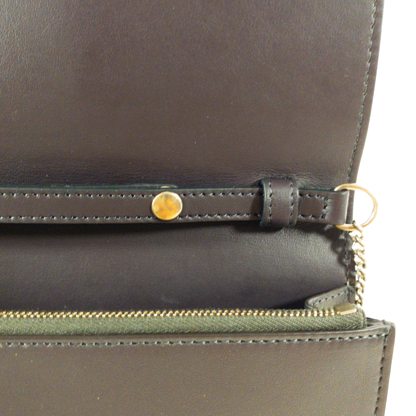 Celine Pink Gray Frame Chain Wallet