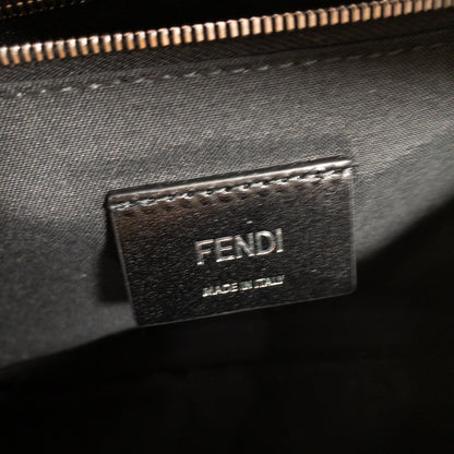 Fendi Yellow Monogram Embossed Leather Bumbag