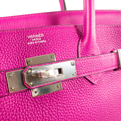 Hermes Rose Poupre Birkin 30 PHW