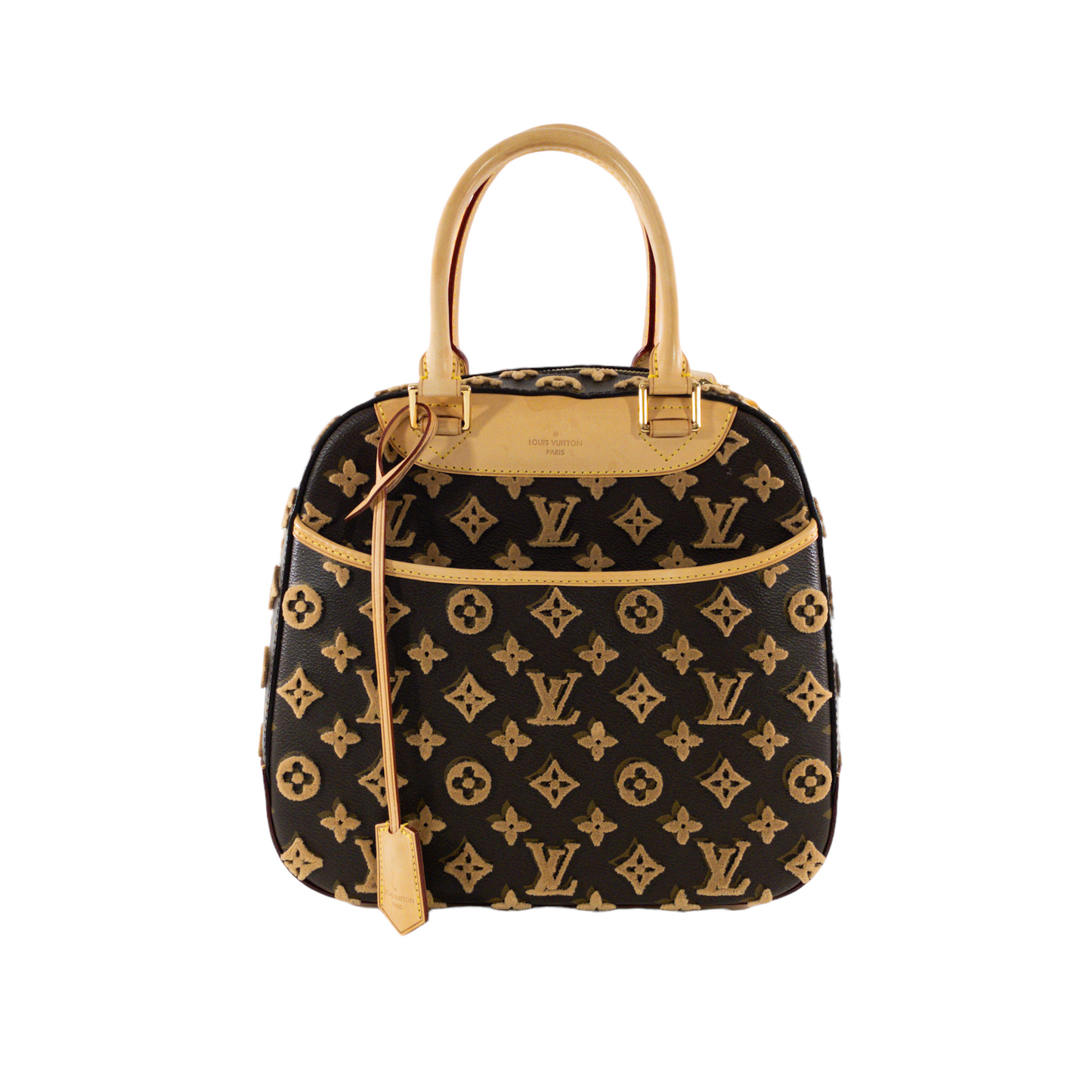 Louis Vuitton Velvet Embroidered Deauville Cube