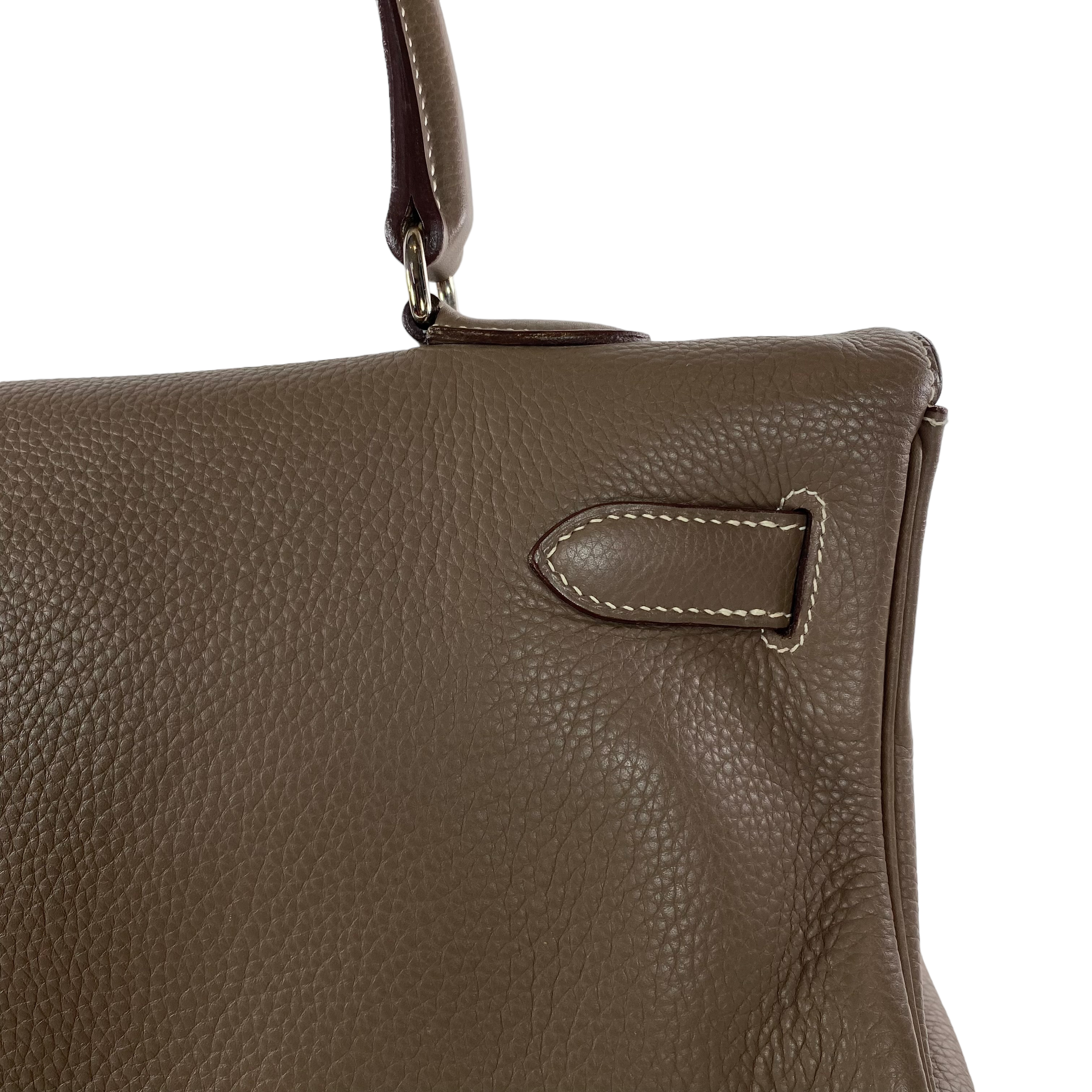 Hermes JPG Shoulder Kelly Etoupe PHW