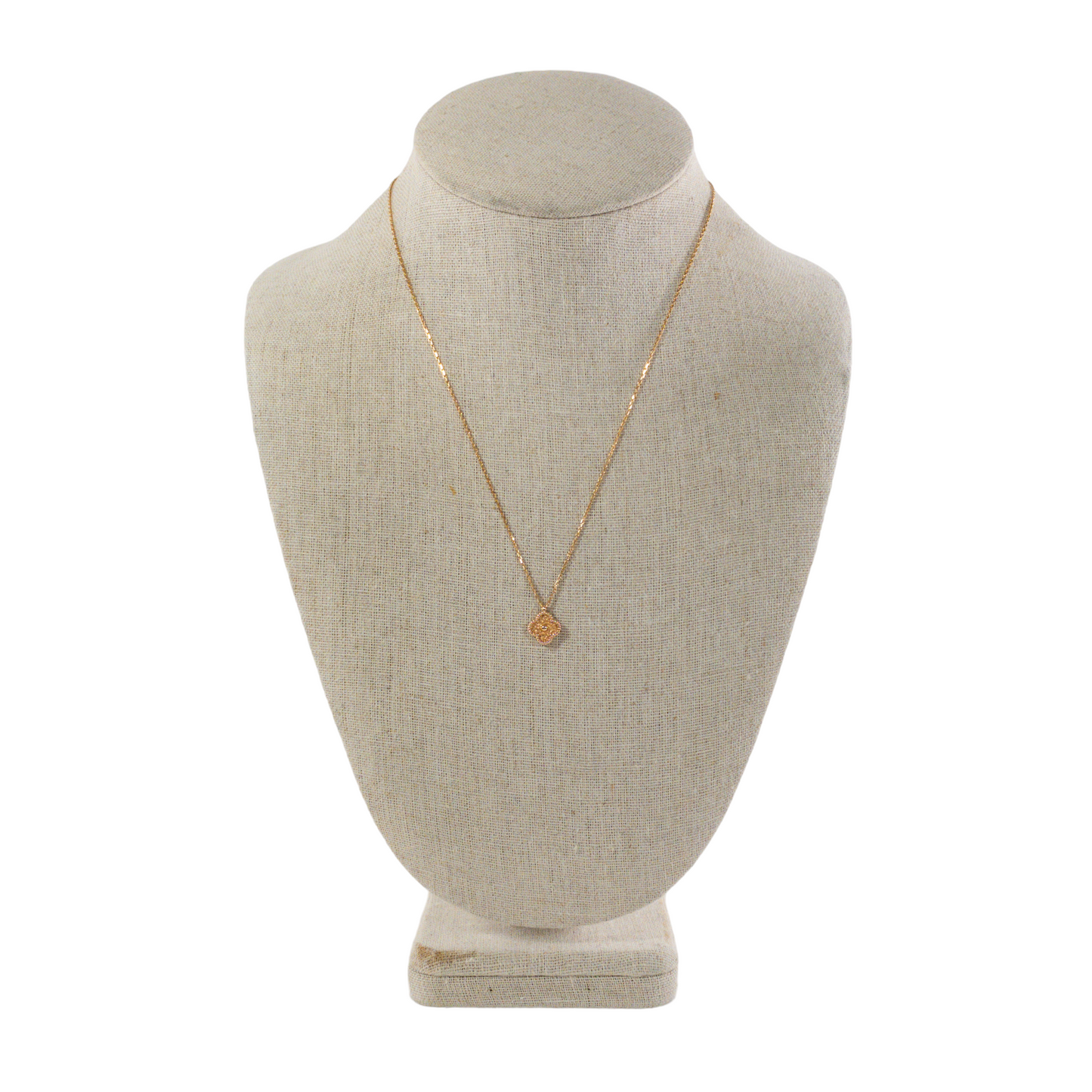 Van Cleef & Arpels Sweet Alhambra Pink Gold Necklace