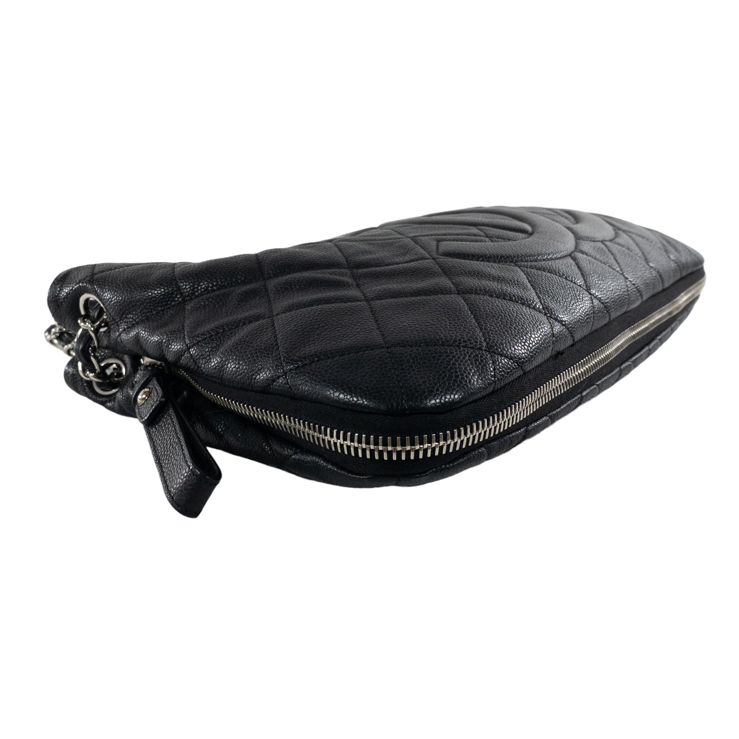 Chanel Black Caviar Expandable Timeless Shoulder Hobo