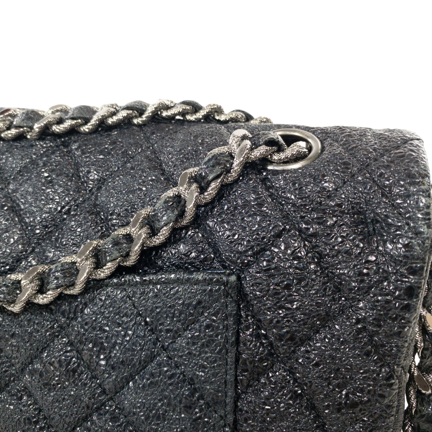 Chanel Black Limited Edition Medium Classic Flap SHW