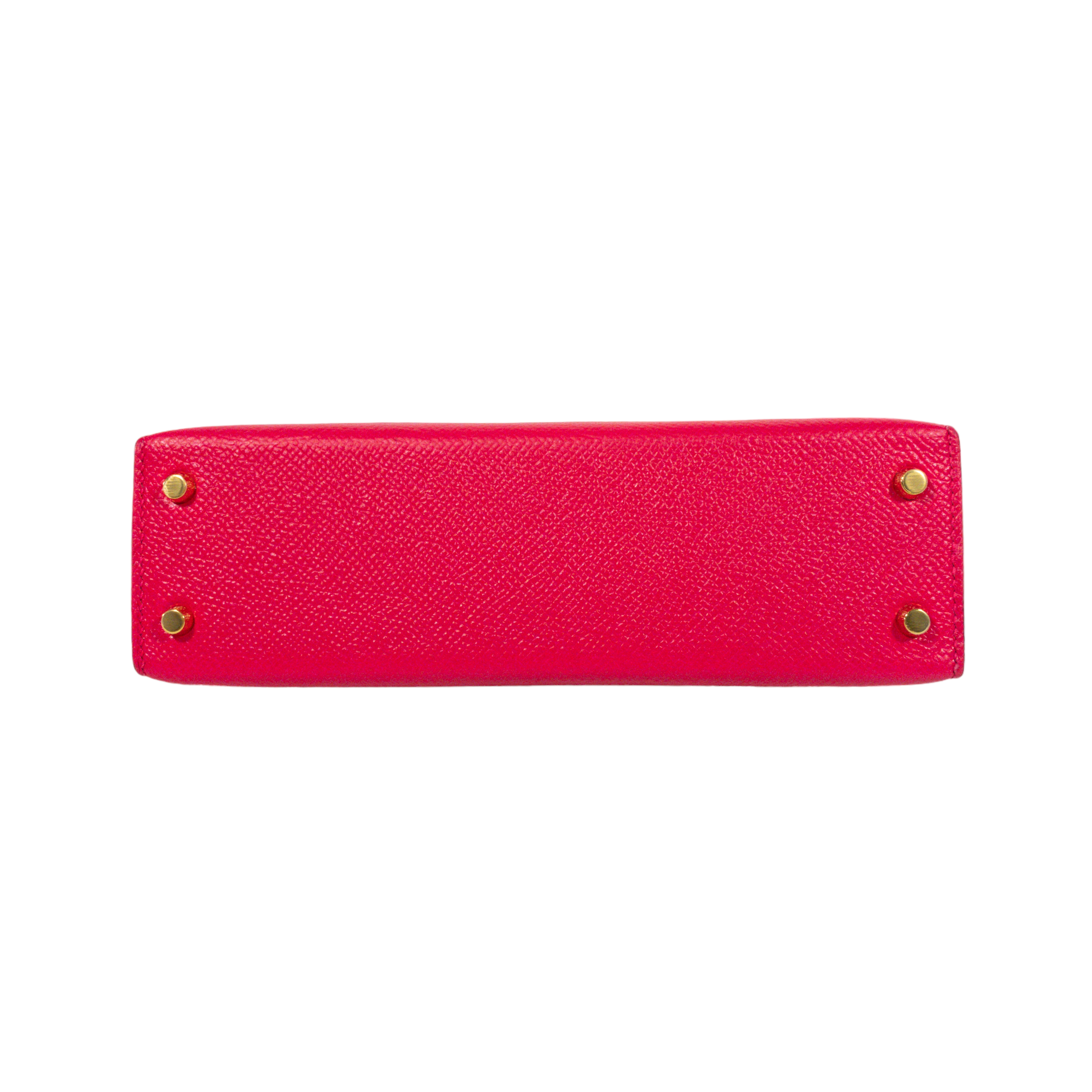 Hermes Kelly 20 Rose Extreme Epsom GHW