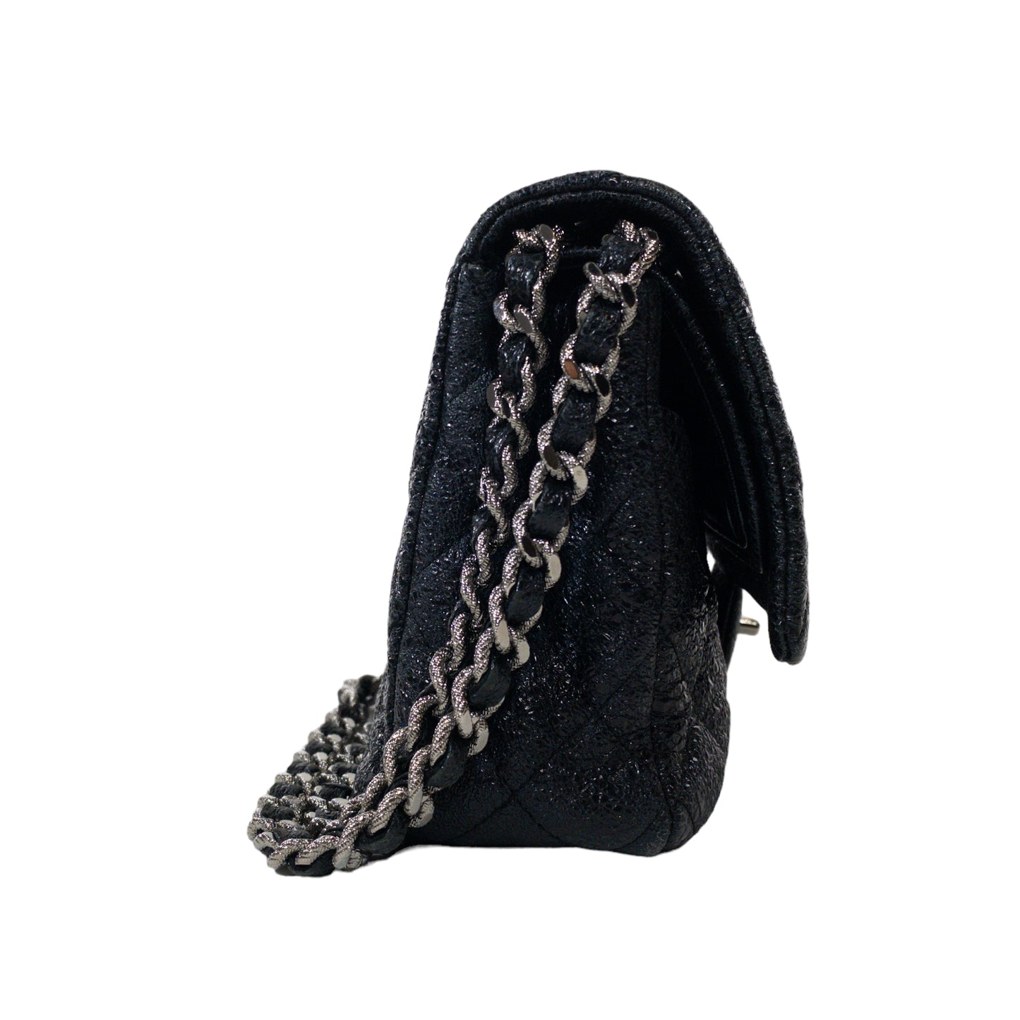 Chanel Black Limited Edition Medium Classic Flap SHW