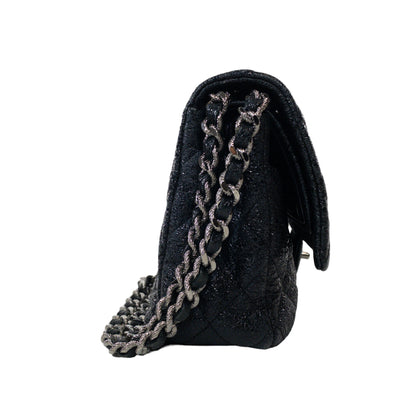 Chanel Black Limited Edition Medium Classic Flap SHW