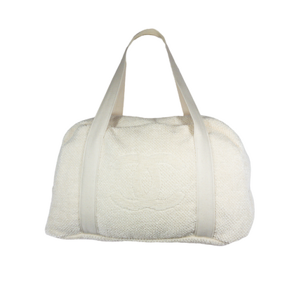 Chanel Cotton Terry Cloth  Beach Duffel w Towel