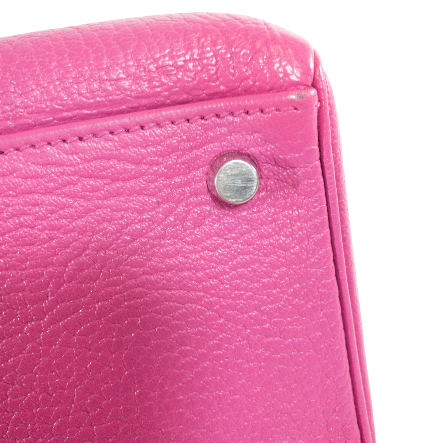 Hermes Kelly 32cm Rose Shocking Chevre PHW