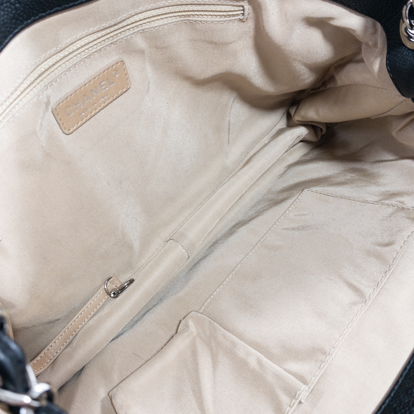 Chanel Black Caviar Expandable Timeless Shoulder Hobo