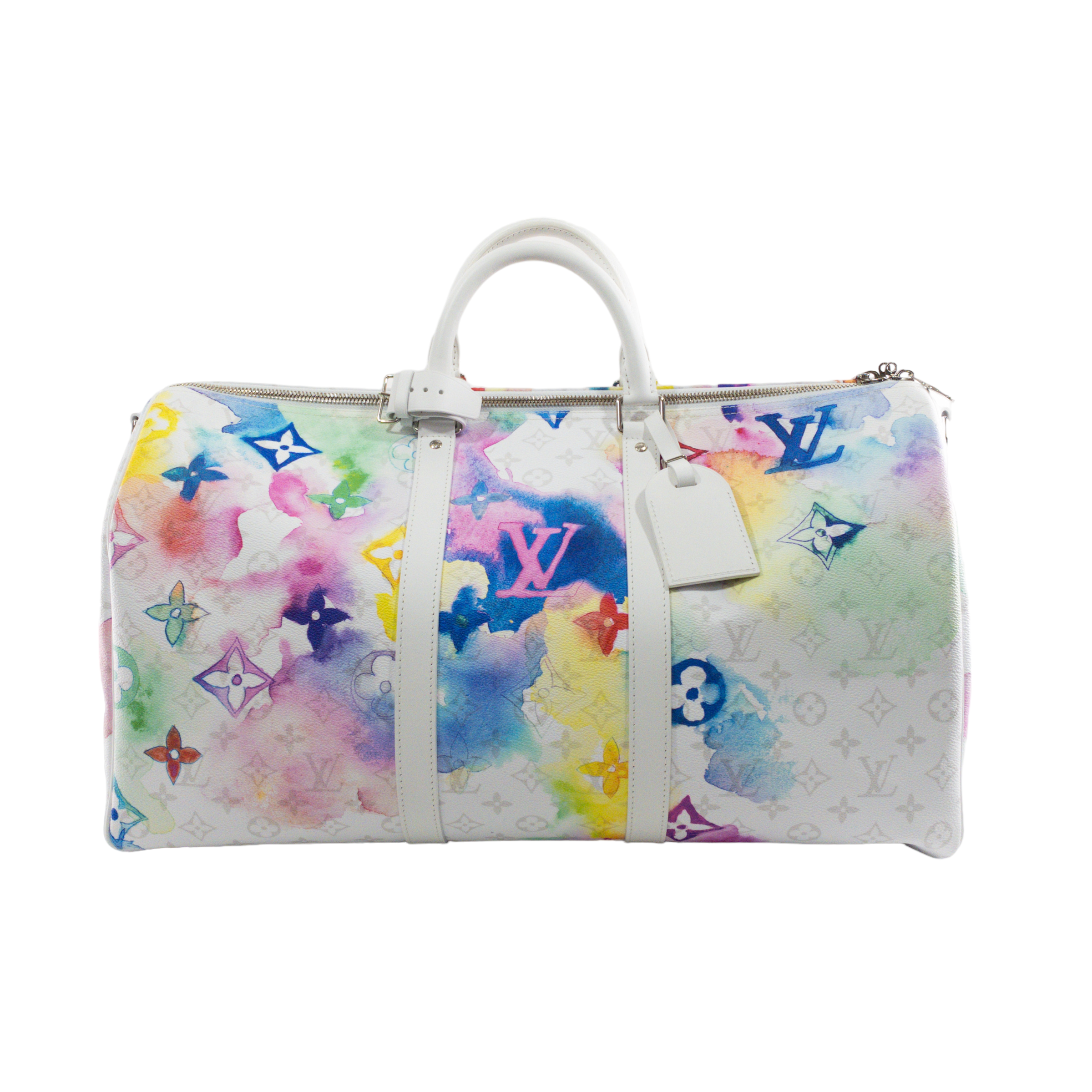 Louis Vuitton Multicolor Monogram Watercolor Coated Canvas Keepall