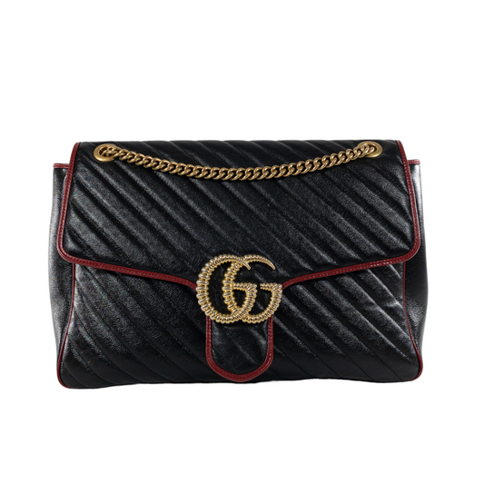 Gucci XL Quilted Marmont Flap Bag