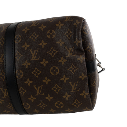 Louis Vuitton Monogram Macassar Keepall 45 Bandouliere