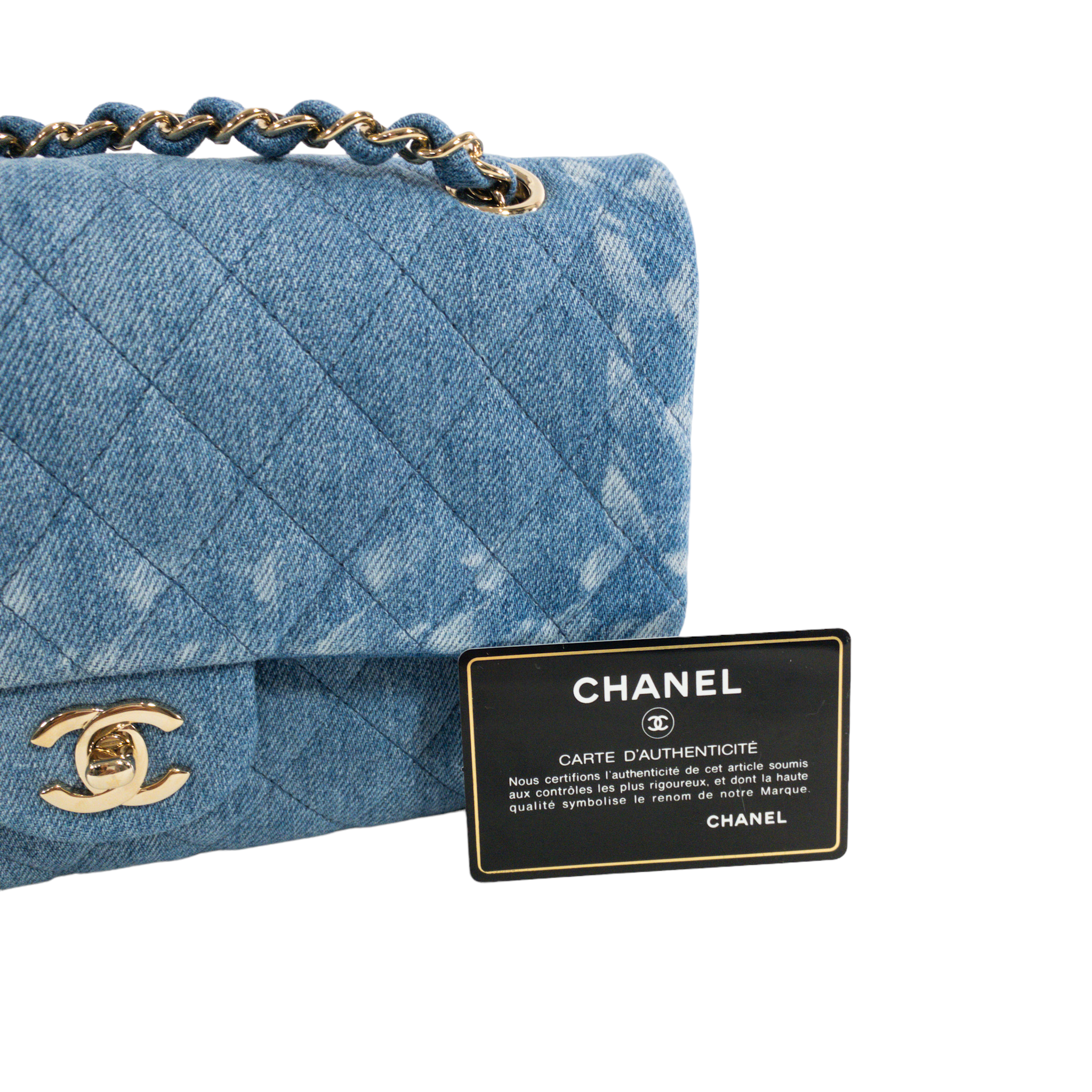 Chanel Washed Denim Medium Classic Flap – Consign of the Times ™