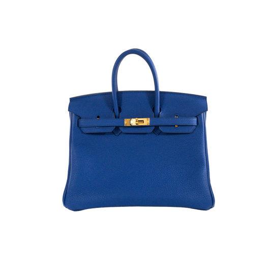 Hermes Birkin 25 Blue France GHW