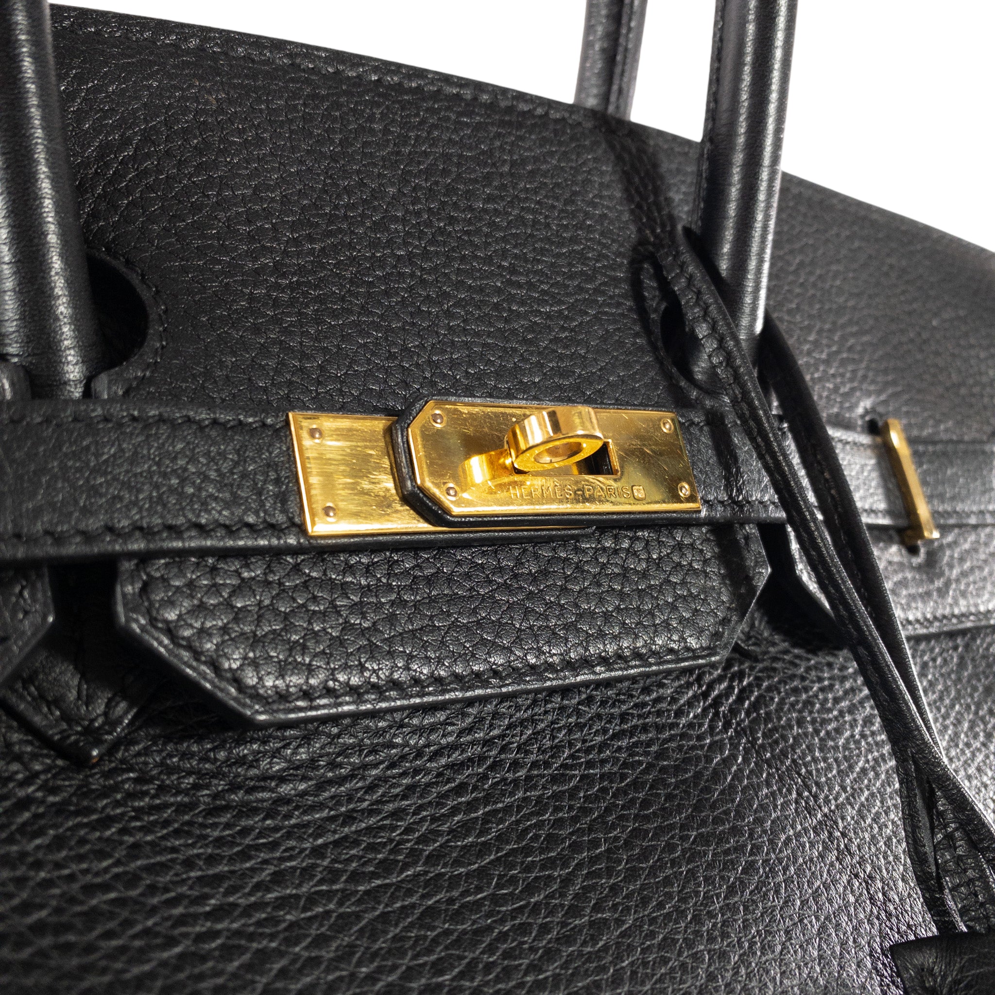 Hermes Black Birkin Vintage Shooting Star GHW