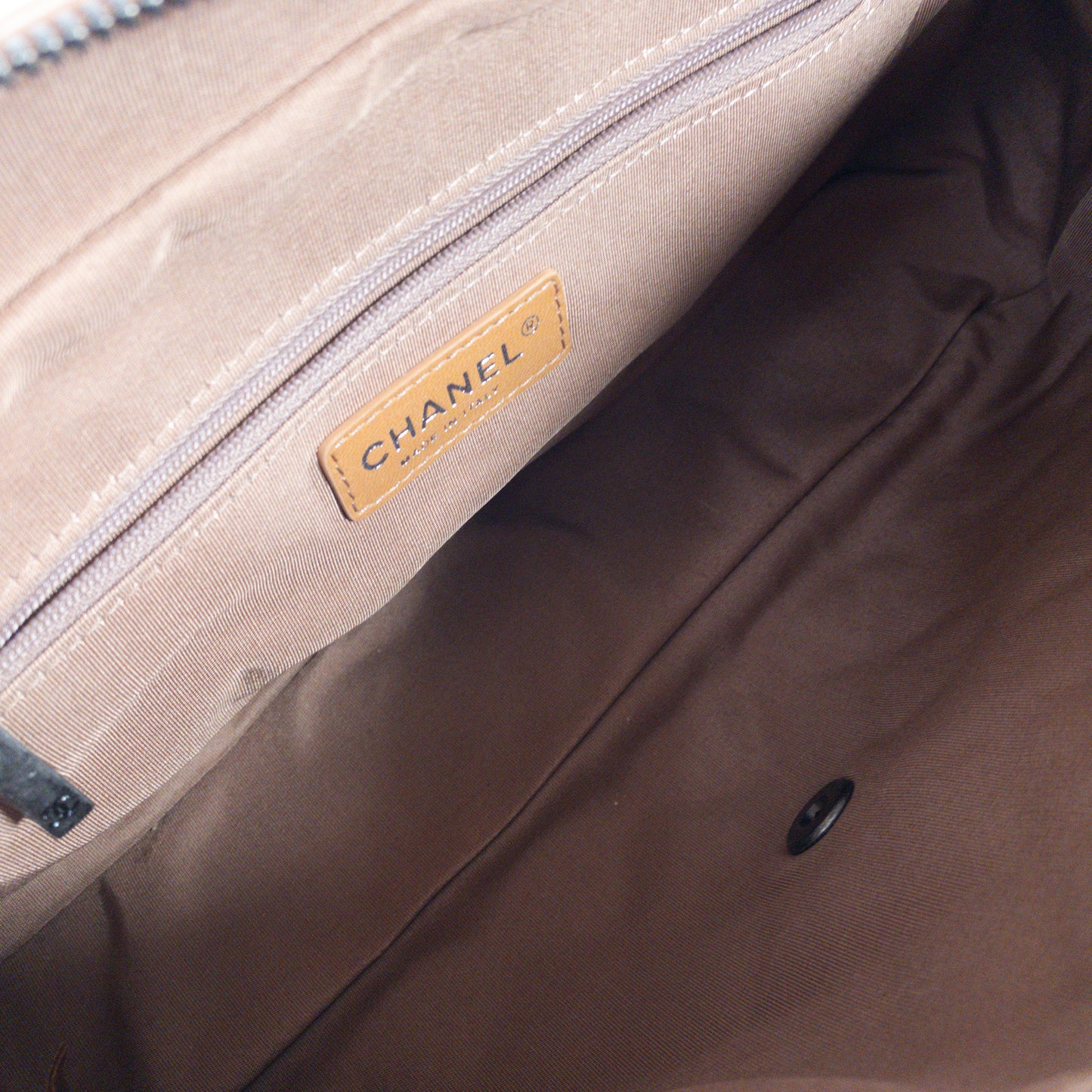 Chanel Blush Glazed Leather Large Flap