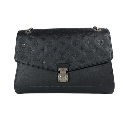 Louis Vuitton Graphite Metallic Saint Germain Studded Flap Bag