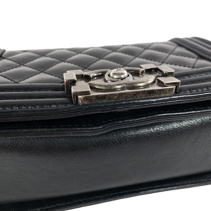 Chanel Small Limited Edition Glazed Leather Boy Bag