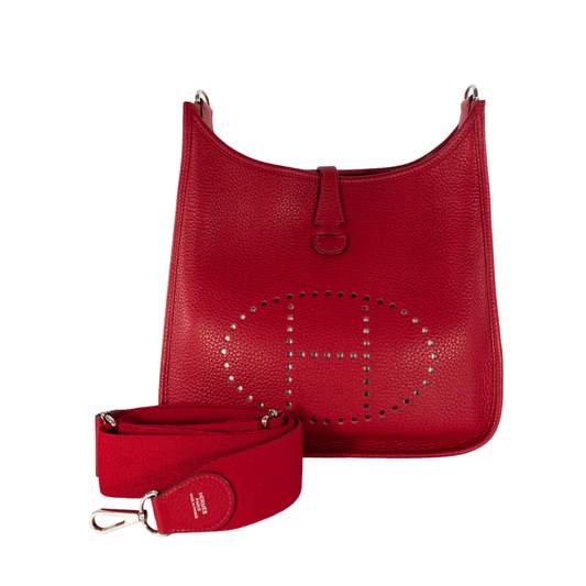 Hermes Rouge Vif Evelyne PM