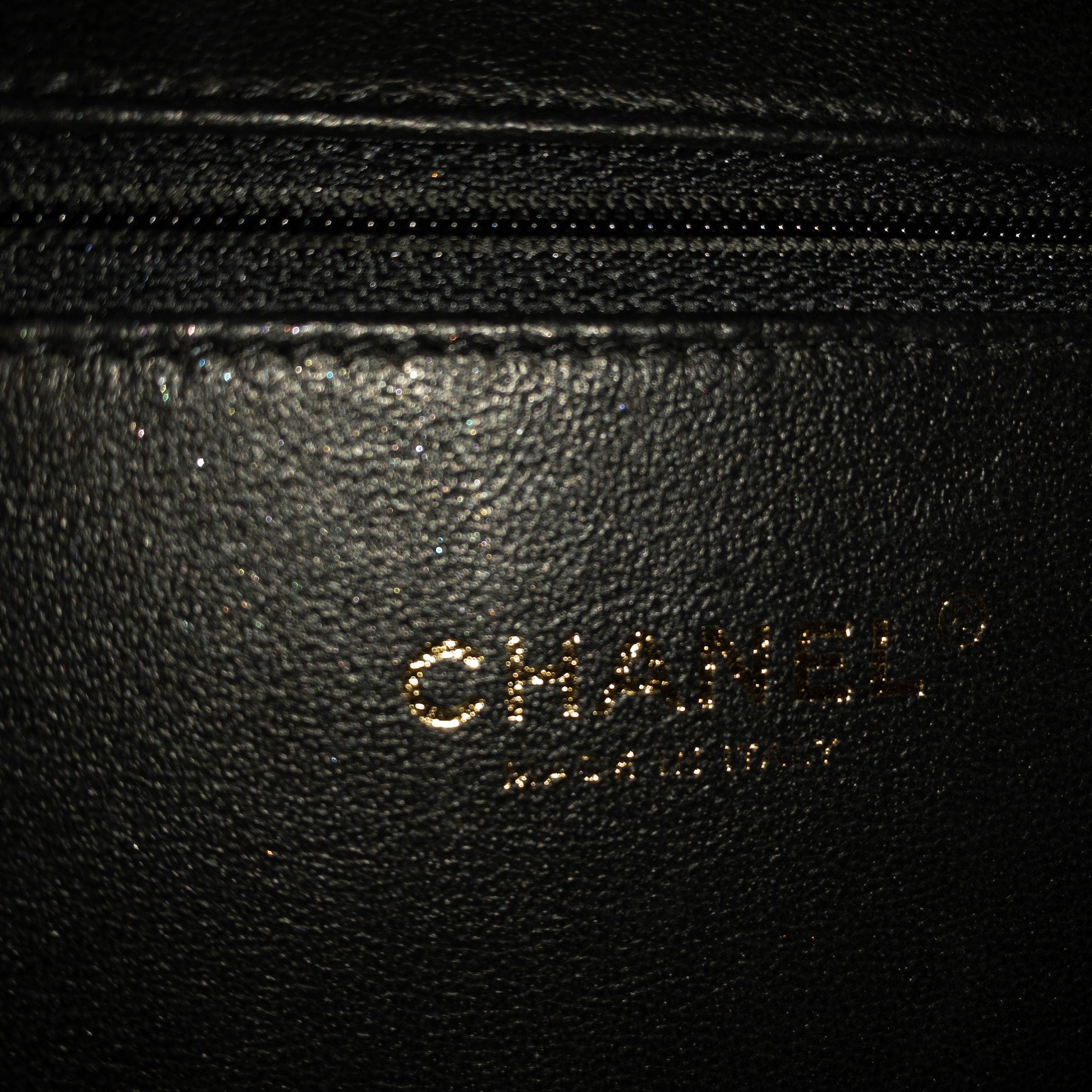 Chanel Black Caviar Filagree Vanity