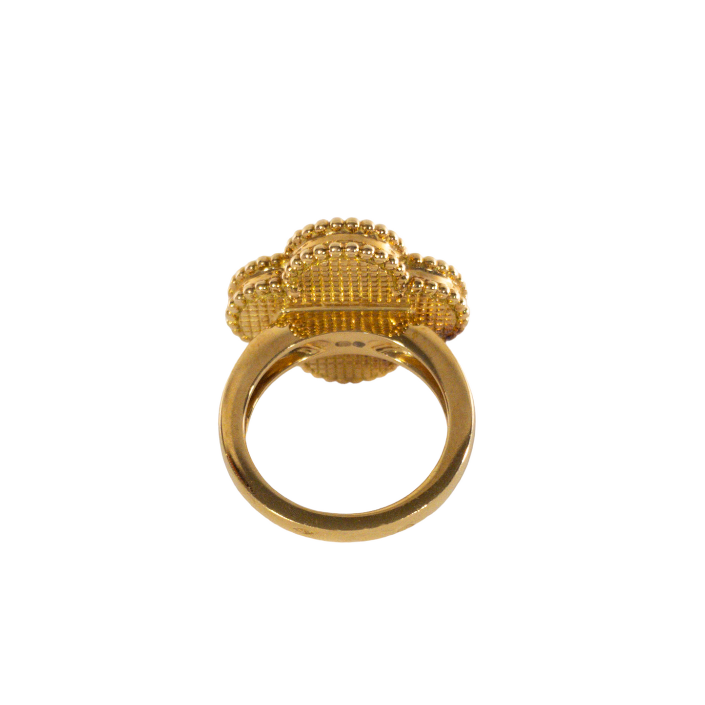 Van Cleef Gray Mother of Pearl Magic Alhambra Ring