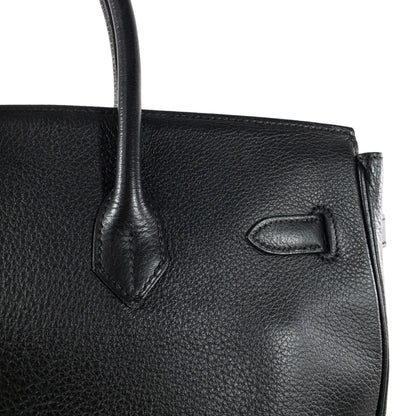 Hermes Black Birkin Vintage Shooting Star GHW