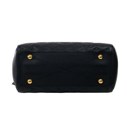 Louis Vuitton Black Empreinte Leather Montaigne