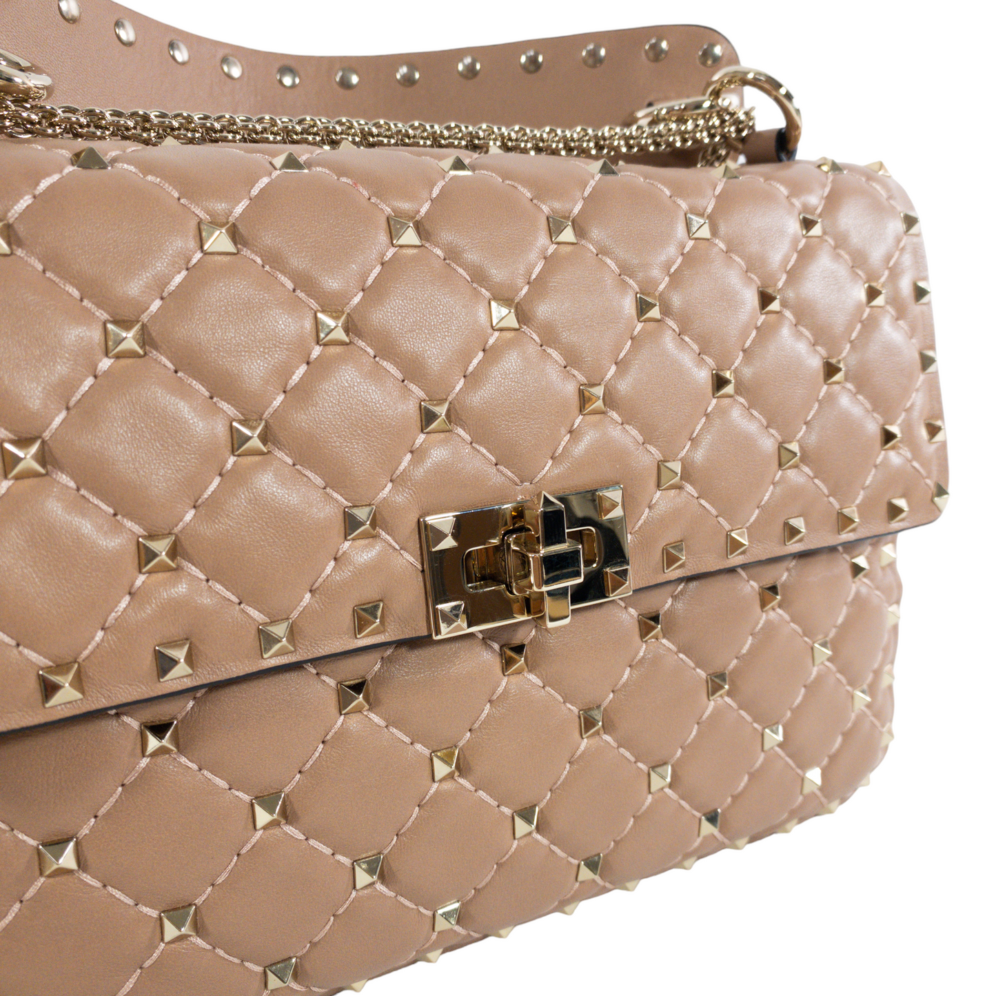 Valentino Medium Poudre Spike Bag