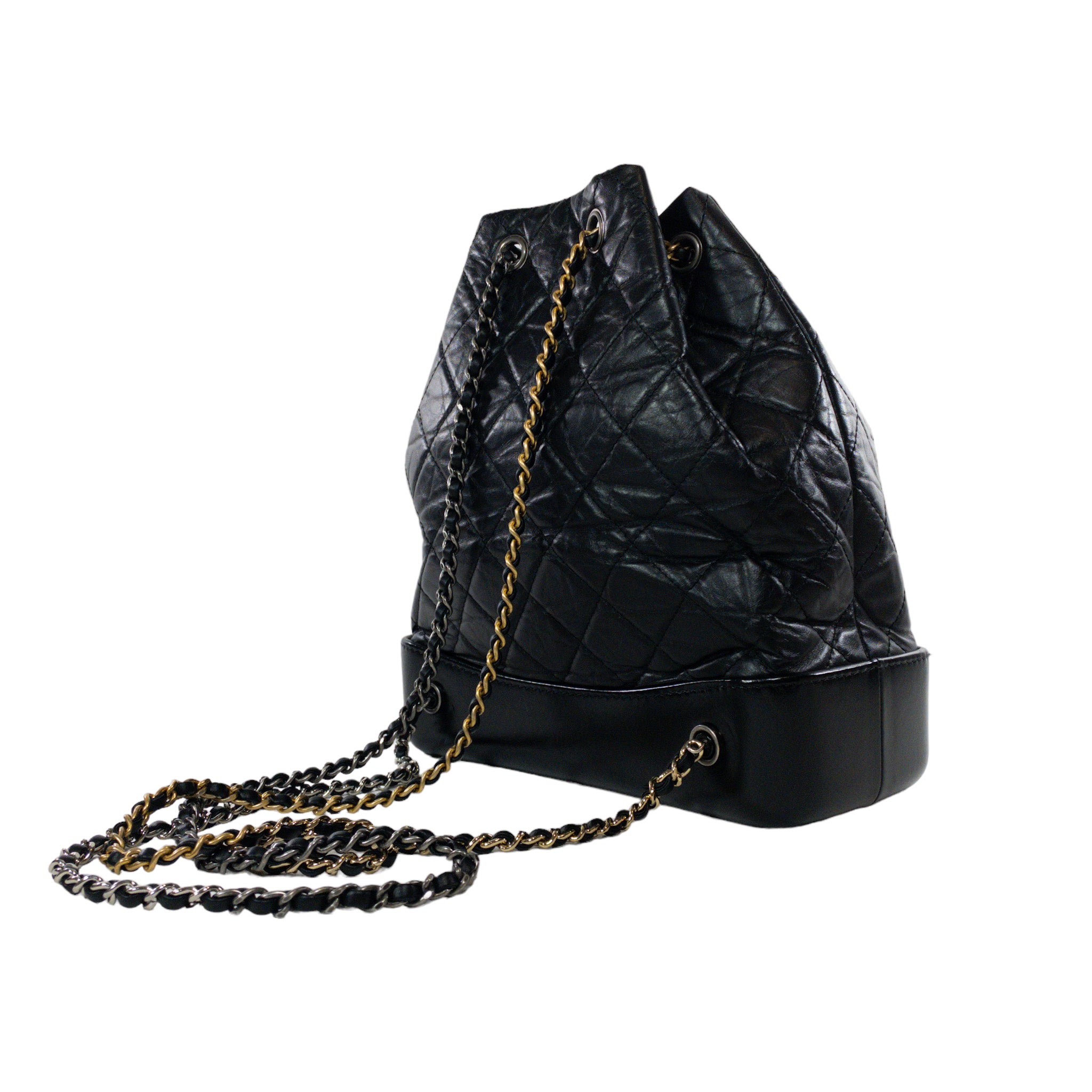 Chanel Small Black Gabrielle Backpack