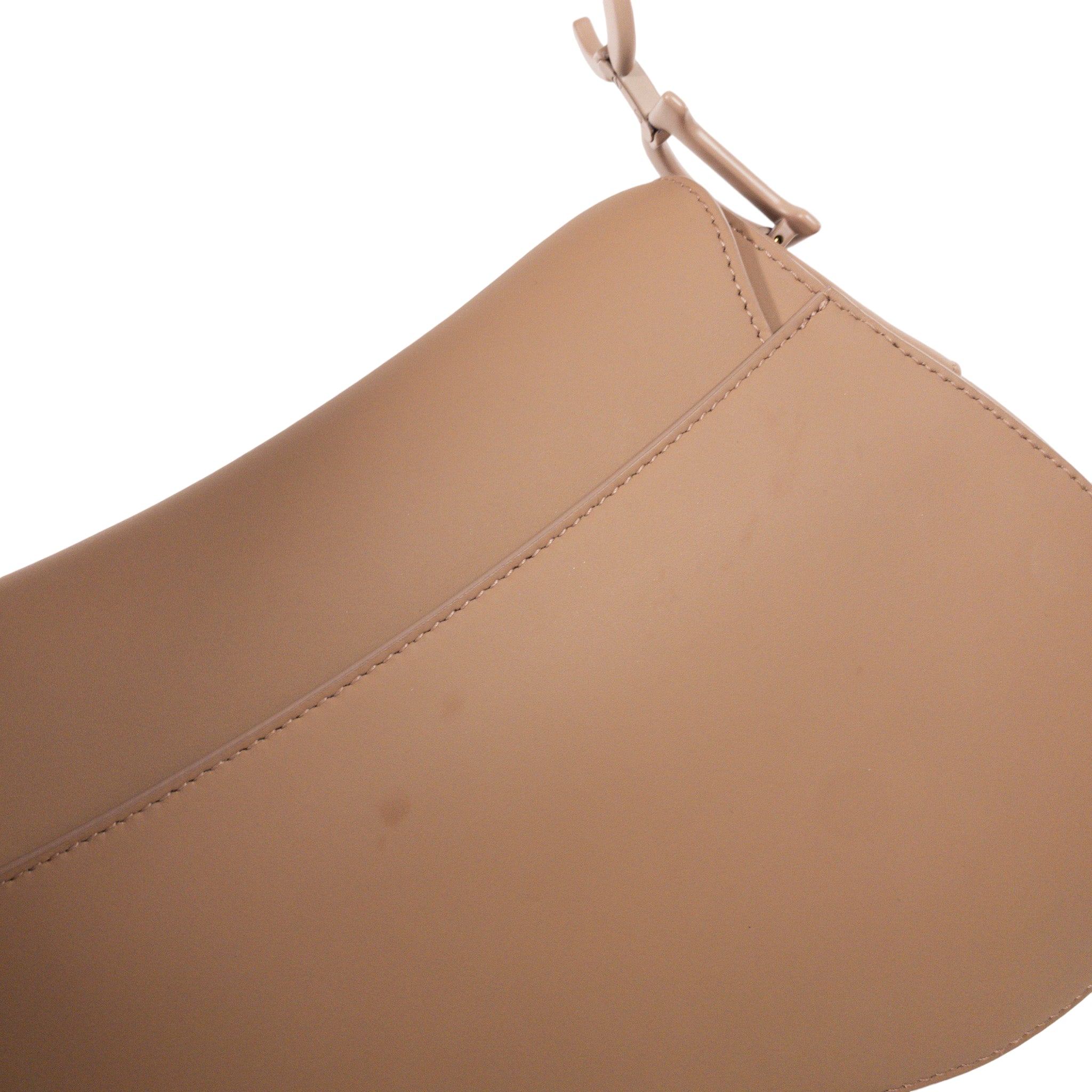 Dior Matte Blush Leather Medium Saddle Bag