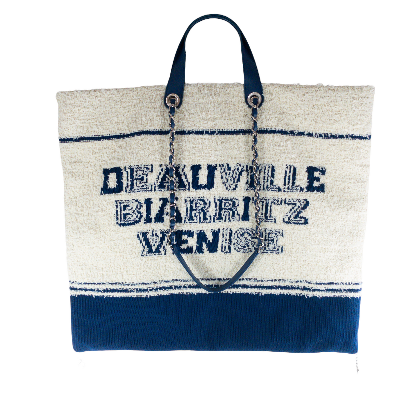 Chanel XL Tweed Deauville/Biarritz Tote