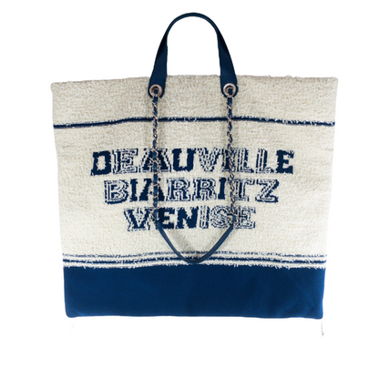 Chanel XL Tweed Deauville/Biarritz Tote