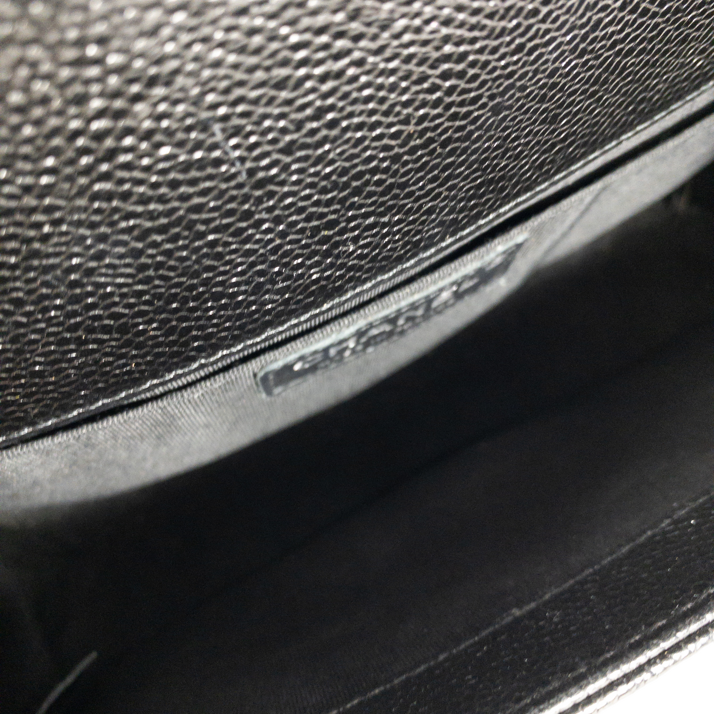 Chanel Black Caviar Medium Boy Bag SHW