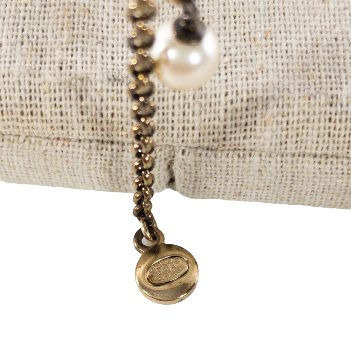 Chanel Chain Fringe CC Necklace