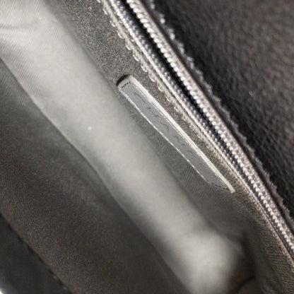 Chanel Black Arabesque Embossed Medium Boy Bag RHW