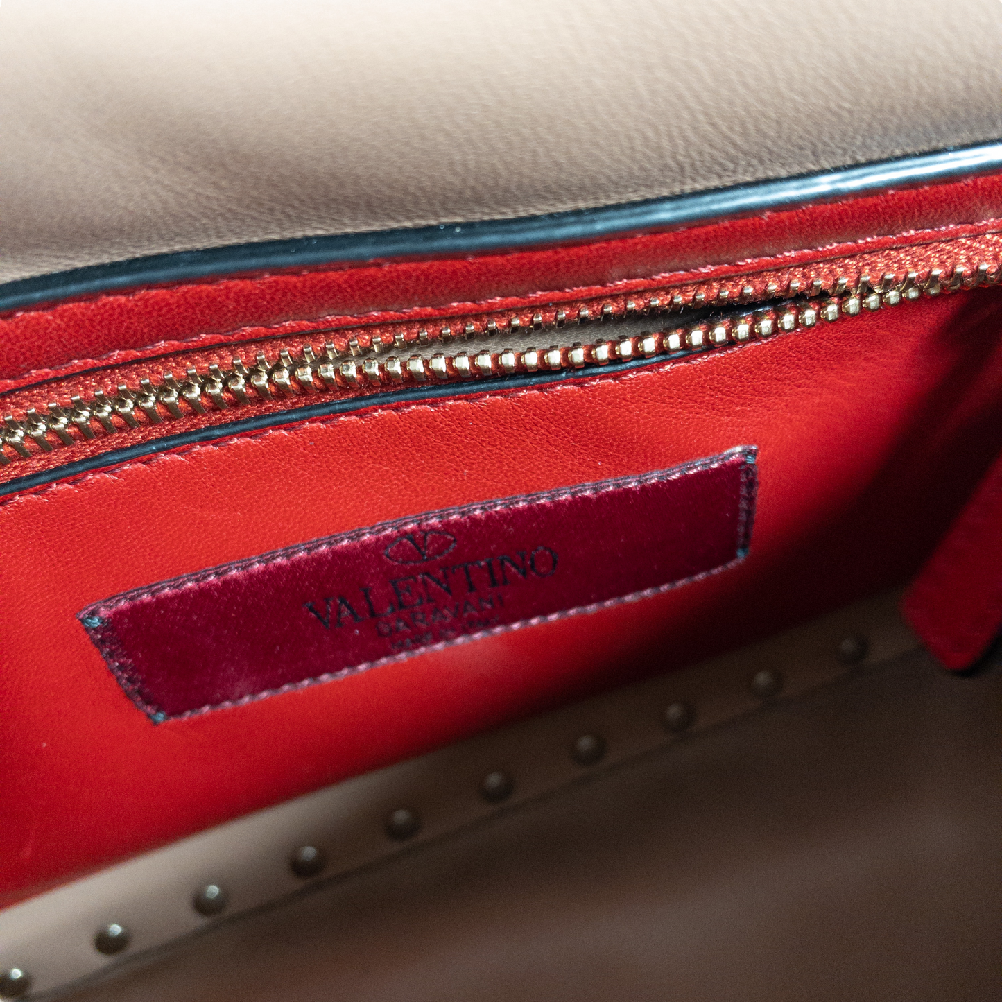 Valentino Medium Poudre Spike Bag