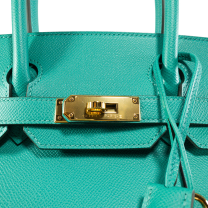 Hermes Vert Verone Birkin 30cm Epsom GHW