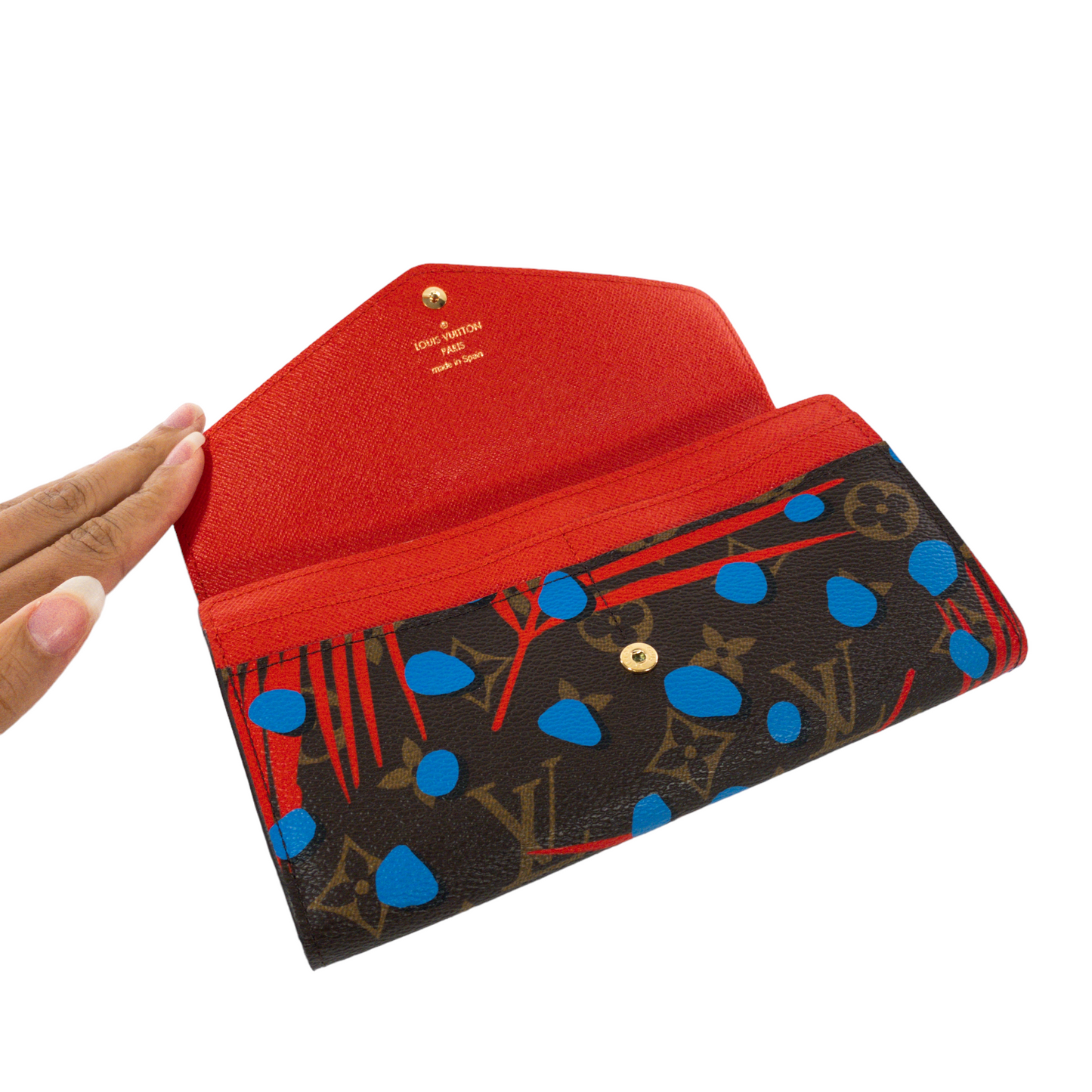 Louis Vuitton Jungle Dot Monogram Sarah Wallet