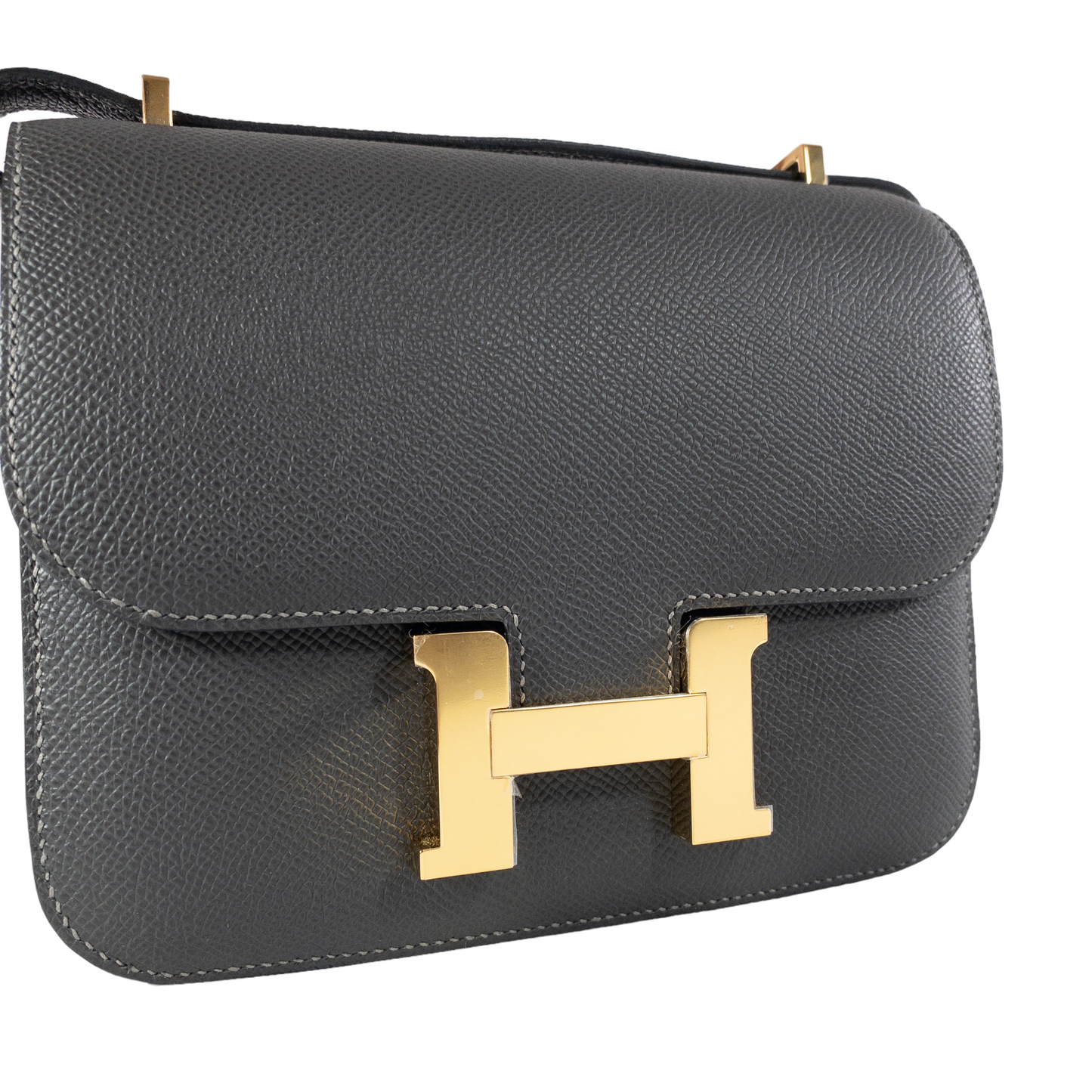 Hermes Graphite Constance 18cm GHW