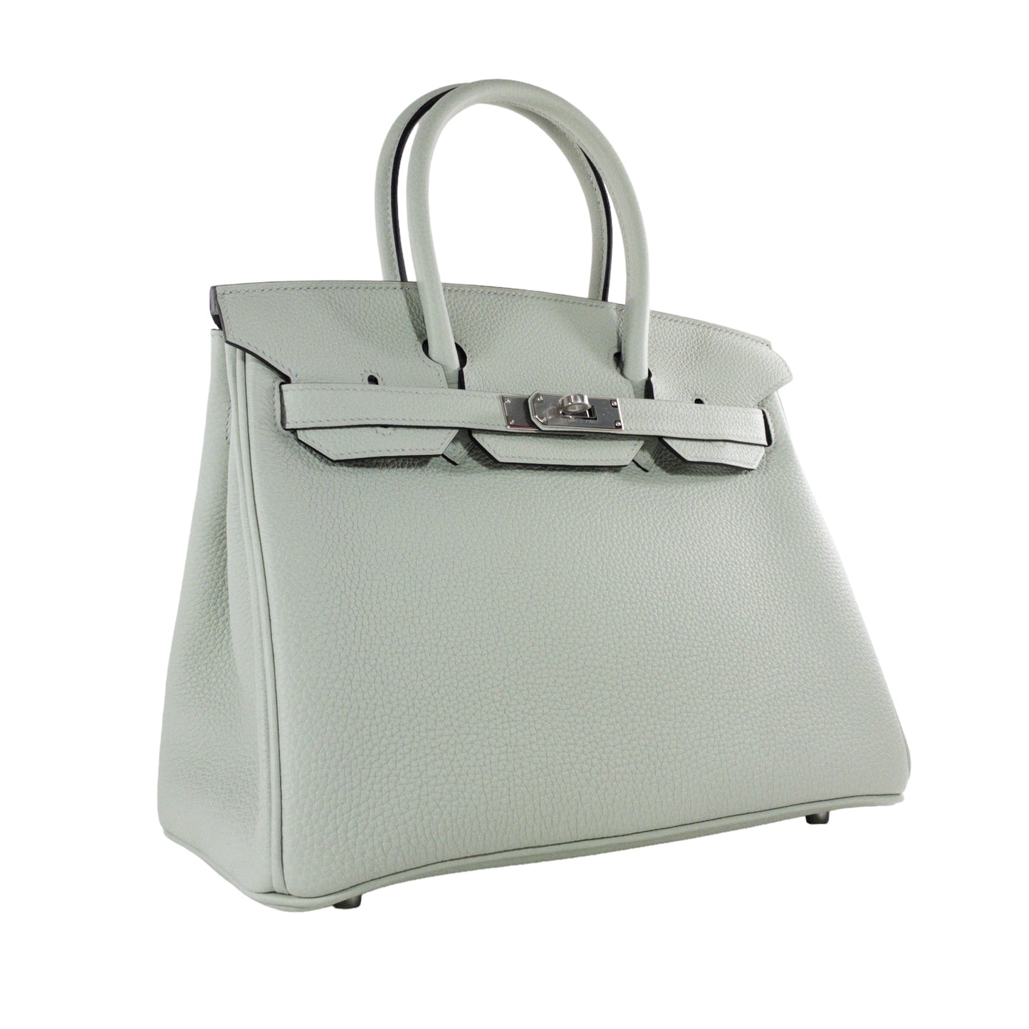 Hermes Gris Neve Togo Birkin 30 PHW
