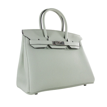 Hermes Gris Neve Togo Birkin 30 PHW