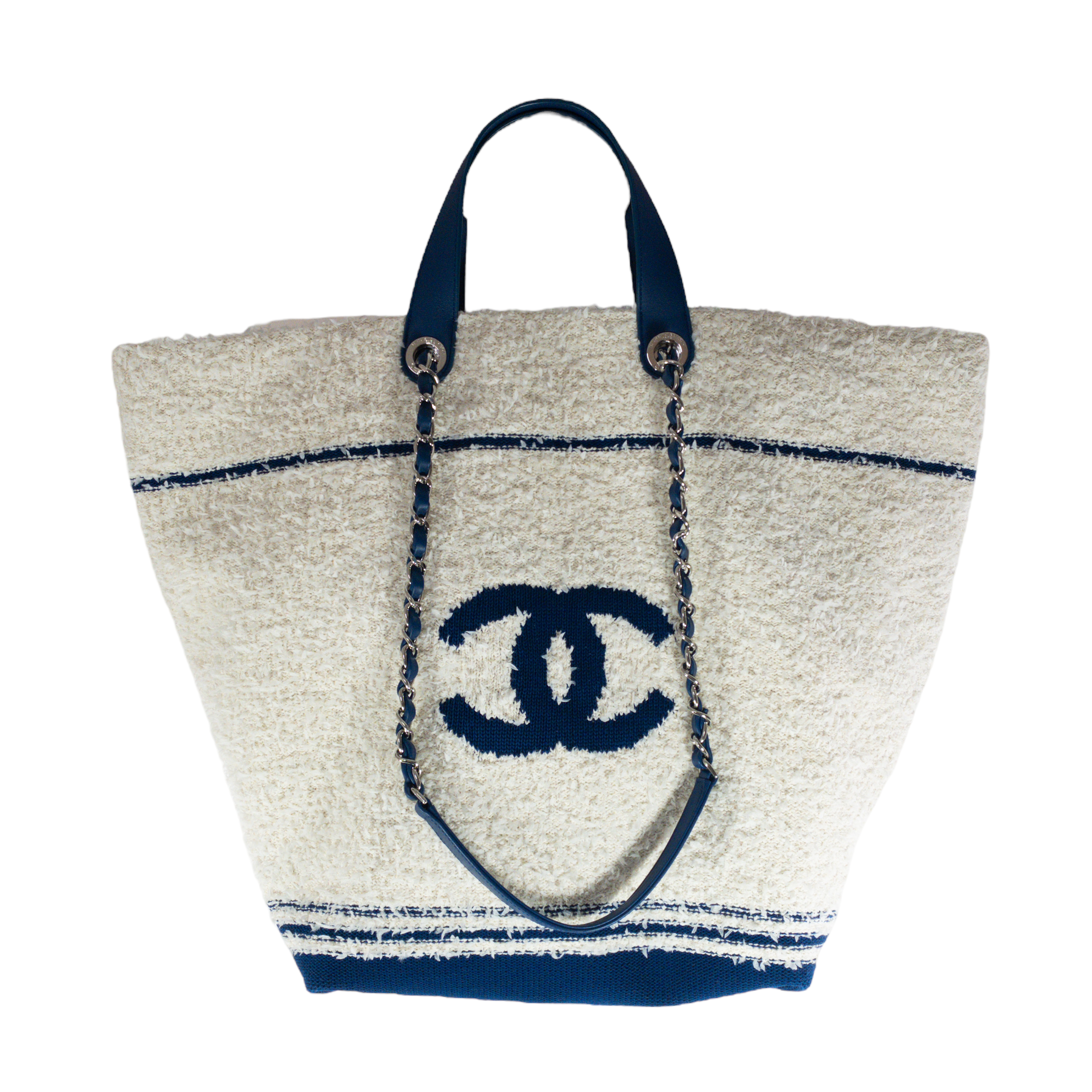 Chanel XL Tweed Deauville/Biarritz Tote
