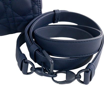 Dior Matte Blue Medium Lady Dior