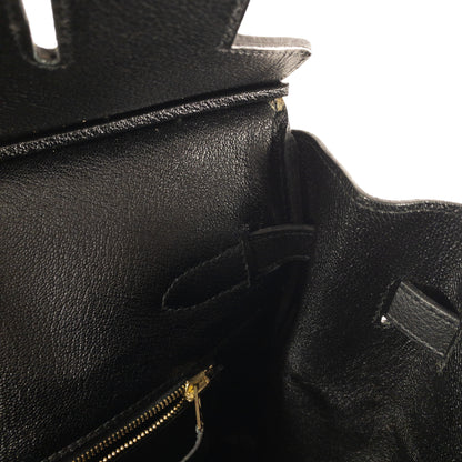 Hermes Black Birkin Vintage Shooting Star GHW