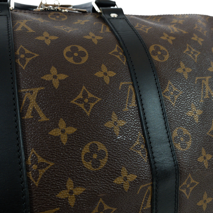 Louis Vuitton Monogram Macassar Keepall 45 Bandouliere