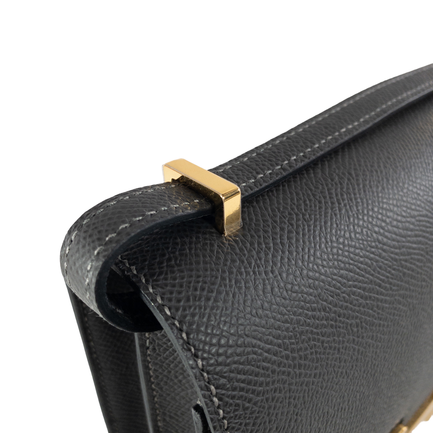 Hermes Graphite Constance 18cm GHW