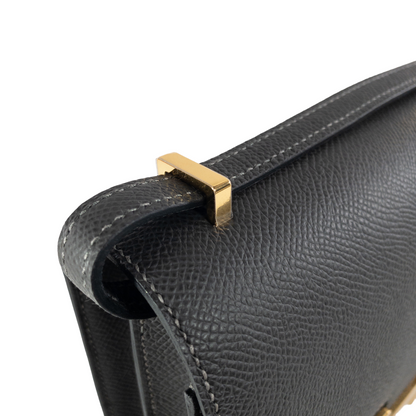 Hermes Graphite Constance 18cm GHW